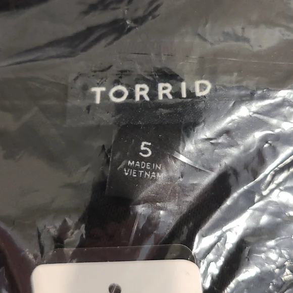 Torrid Surplice Strappy Bodysuit Lace Black - Picture 7 of 10